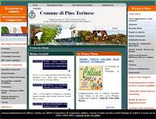 Tablet Screenshot of comune.pinotorinese.to.it